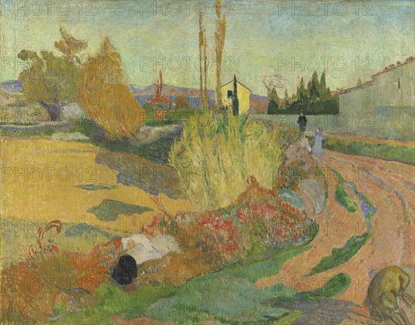 Landscape from Arles, 1888. Creator: Paul Gauguin.