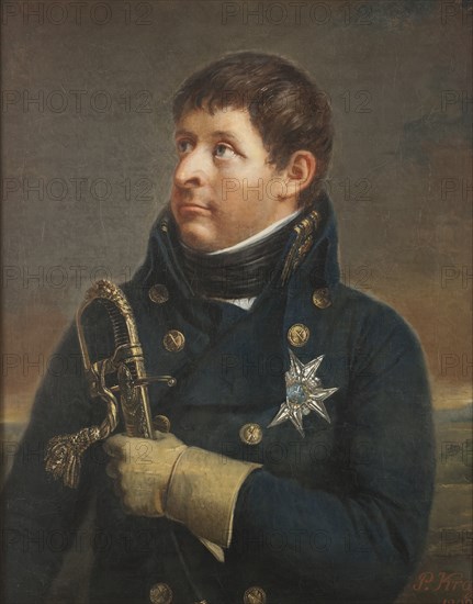 Karl August, 1768-1810, Duke of Holstein-Sonderburg-Augustenburg, Crown Prince of Sweden, 1809. Creator: Per Krafft the Younger.
