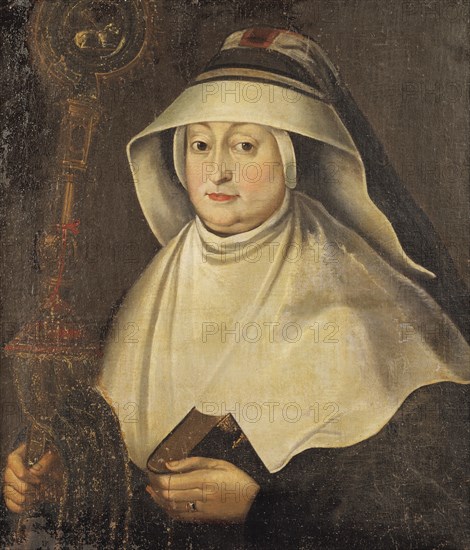 Krystyna Eufemia Radzivill (1598-1657), Abbess at the Benedictine convent in Nesviz. Creator: Unknown.