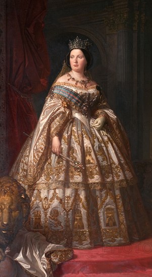 Isabella II (1830-1904), reg. Queen of Spain, married to King Francis of Spain, c19th century. Creator: Anon.