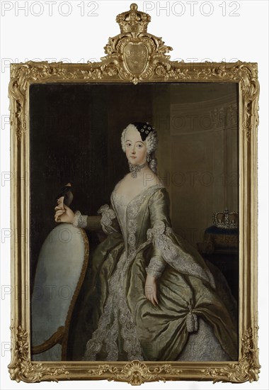 Lovisa Ulrika, 1720-1782, Queen of Sweden, Princess of Prussia, early-mid 18th century. Creator: Workshop of Antoine Pesne.