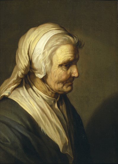 Old Woman, 1635. Creator: Abraham Bloemaert.