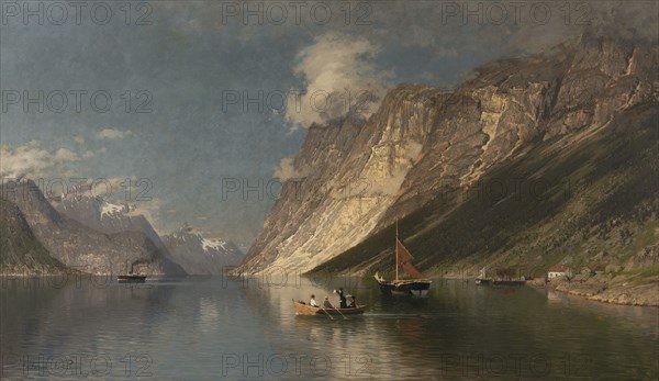 The Romsdal Fiord, 1877. Creator: Adelsteen Normann.