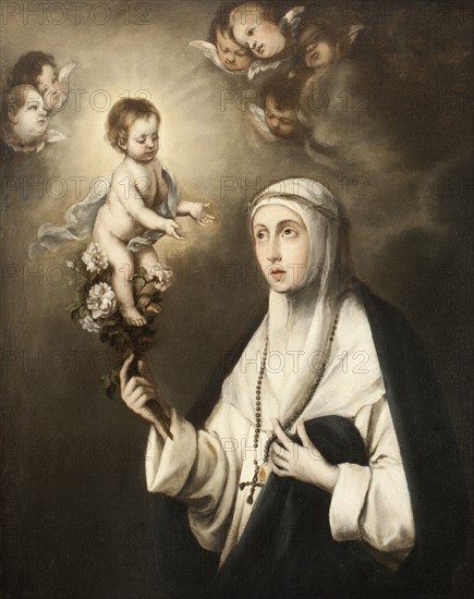 St Rosa of Lima. Creator: Anon.