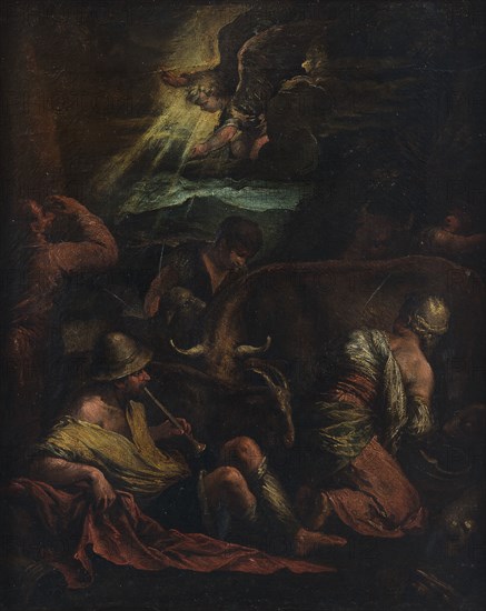 The Annunciation to the Shepherds. Creator: Unknown.