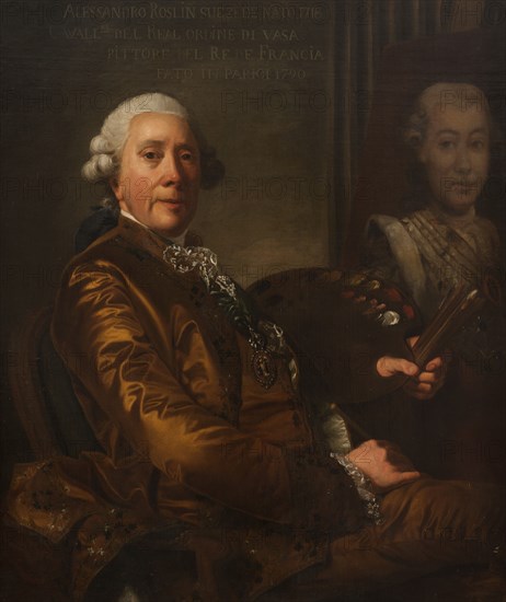 Self portrait, c1780s. Creator: Alexander Roslin.