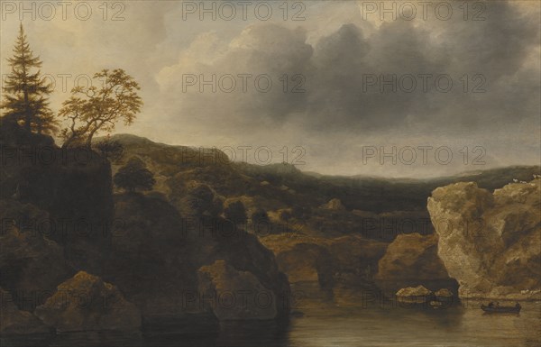 Shore with Steep Cliffs, 1648. Creator: Allart van Everdingen.