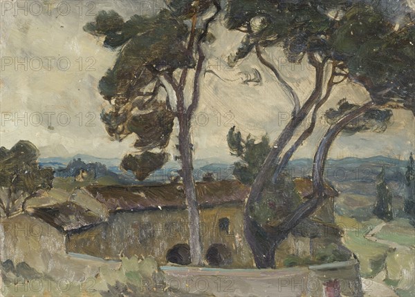 Study from Spoleto, Italy, 1922. Creator: Anna Katarina Boberg.