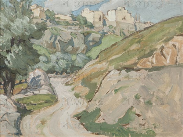 The Road to Jerusalem. Study, 1921. Creator: Anna Katarina Boberg.