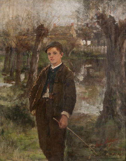 Portrait of a Boy, c19th century. Creator: Anna Christina Nordgren.