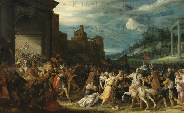 The Horatii Entering Rome. Creator: Adriaen van Stalbemt.