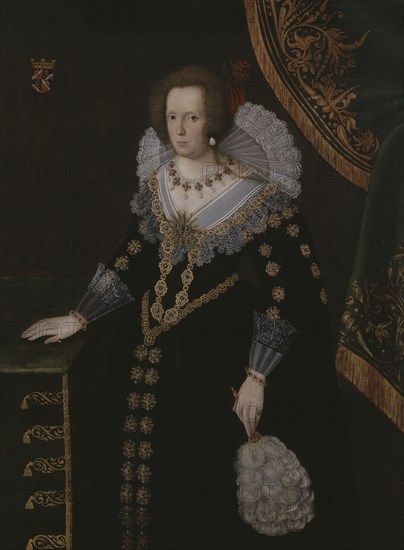 Unknown woman, formerly known as Sofia Gyllenhielm, 17th century. Creator: Jacob Heinrich Elbfas.