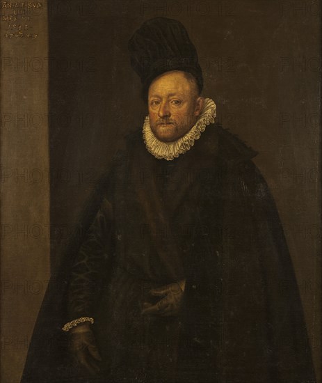 Portrait of a Man, c16th century. Creator: Leandro Bassano.