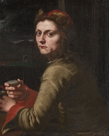 Portrait of a Watchmaker, c18th century Creator: Pier Leone Ghezzi.