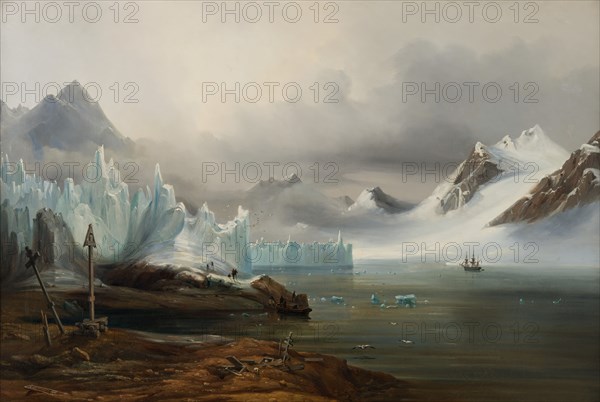 View from Spitzbergen. Creator: Auguste Etienne Francois Mayer.