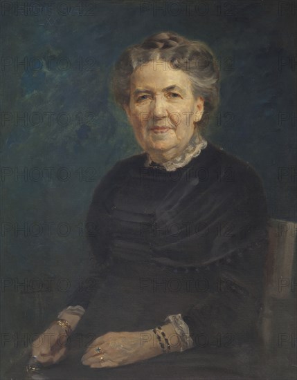 Sofia Lovisa Gumælius, 1840-1915, managing director, businesswoman, 1910. Creator: Axel Jungstedt.