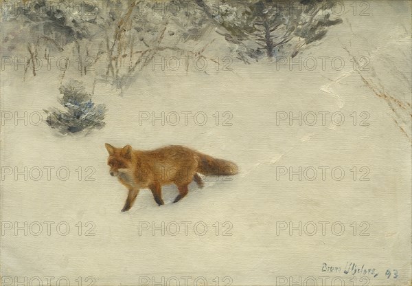 The Fox, 1893. Creator: Bruno Liljefors.