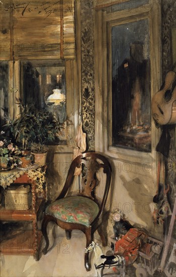 Toys in the Corner. Creator: Carl Larsson.