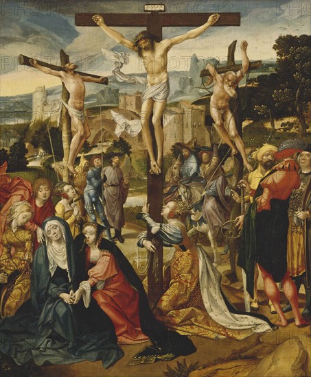The Crucifixion, between 1500 and 1527. Creator: Cornelius Engebrechtsz.