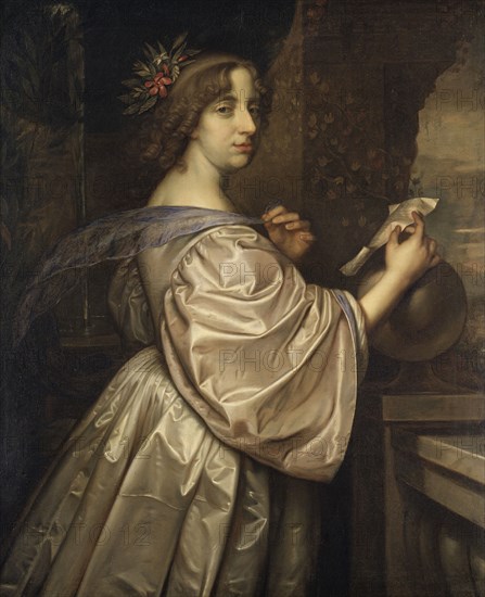 Queen Christina of Sweden (1626 - 1689), 1650. Creator: David Beck.