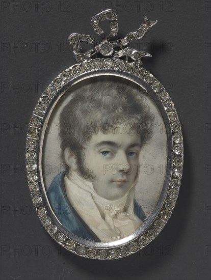 Unknown man, c18th century. Creator: Peter Edward Stroehling.