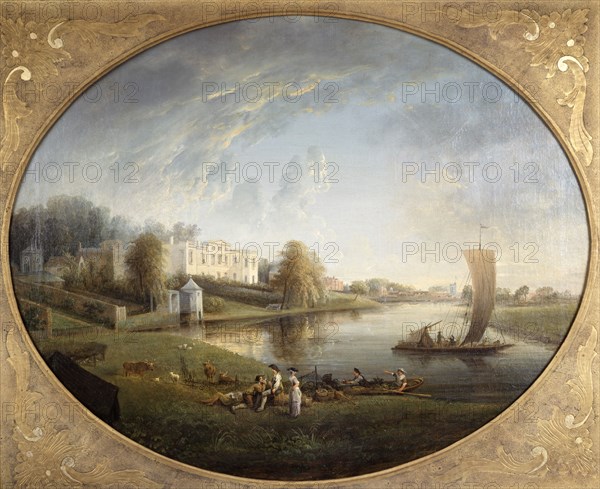 Pope House at Twickenham, 1773. Creator: Elias Martin.