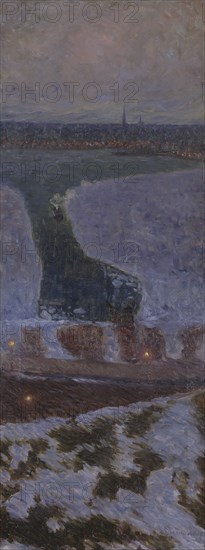 Riddarfjärden. A Stockholm Study, 1898. Creator: Eugène Jansson.