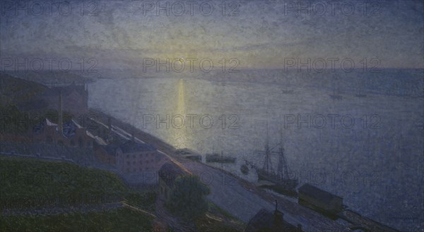 Sunset, 1895. Creator: Eugène Jansson.