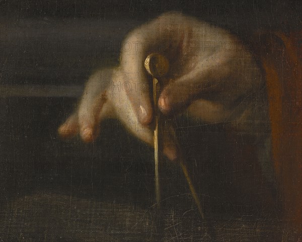 Study of a Hand, early-mid 18th century. Creator: Georg Engelhard Schroder.