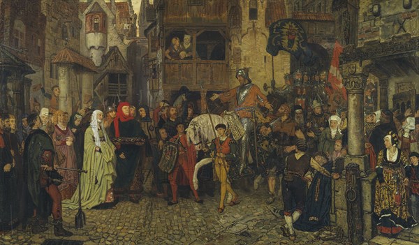 The Entry of Sten Sture the Elder into Stockholm, 1864. Creator: Georg von Rosen.