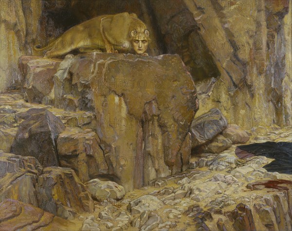 The Sphinx, 1887. Creator: Georg von Rosen.