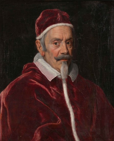 Portrait of Pope Alexander VII, c1650. Creator: Giovanni Battista Gaulli Baciccio.