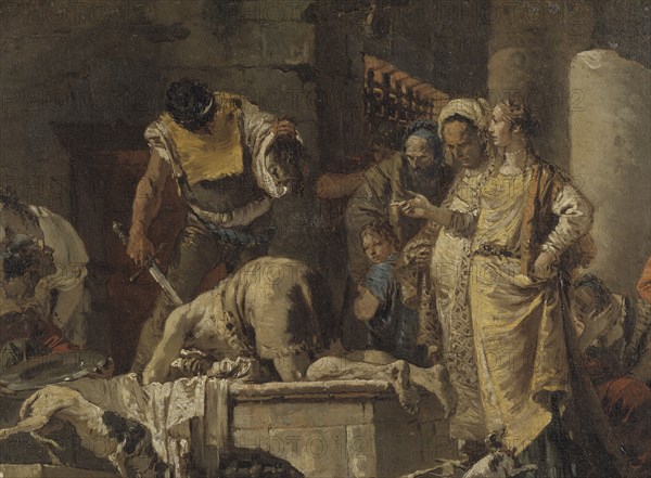 The Beheading of St John the Baptist, early-mid 18th century. Creator: Giovanni Battista Tiepolo.