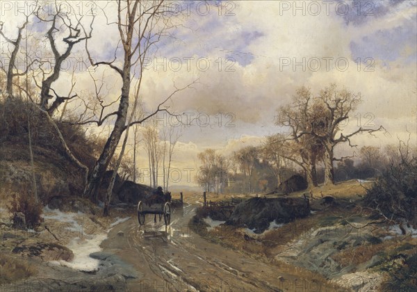 Spring in Skåne, 1868. Creator: Gustaf Rydberg.