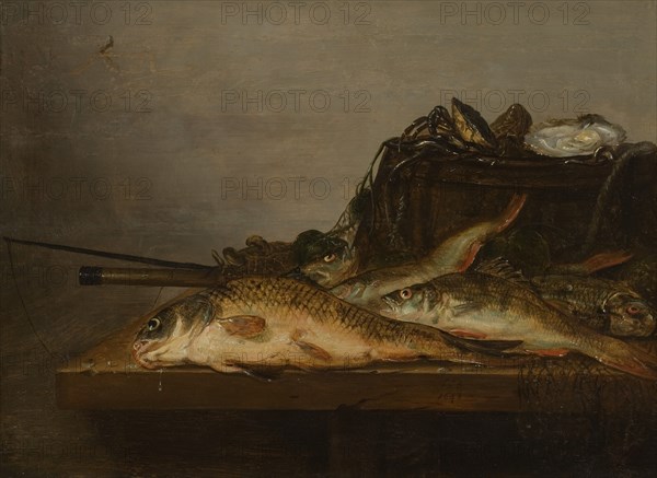 Still Life with Fish, 1648. Creator: Jan Dirven.