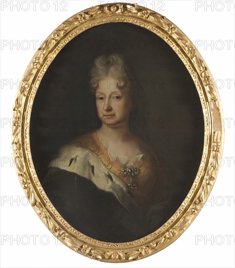 Sofia Charlotta, 1630-1714, Princess of the Palatinate Duchess of Braunschweig-Lüneburg k, 1705. Creator: Johan David Swartz.