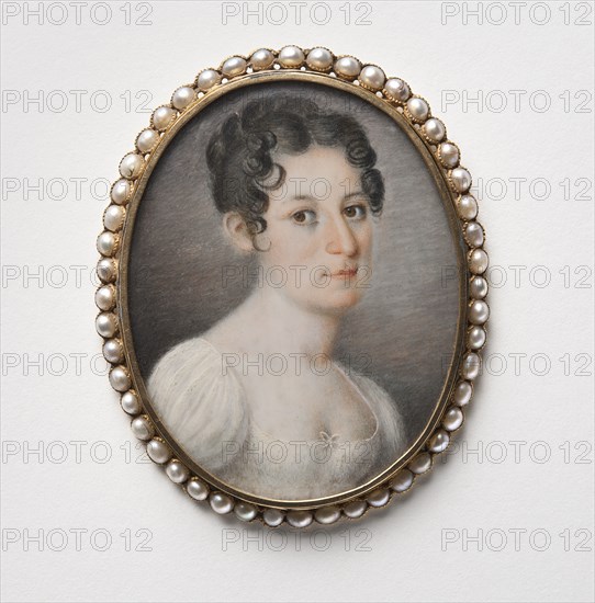 Unknown young lady, c1800. Creator: Johan Gustaf Hofvenskold.