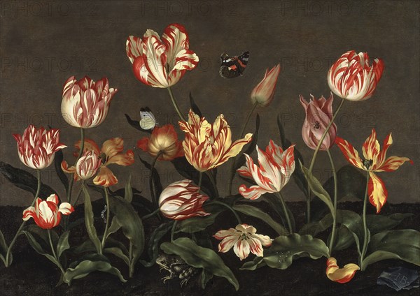 Still Life with Tulips. Creator: Joannes Busschaert.