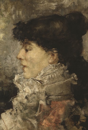 Sarah Bernhardt (1844-1923), c1870. Creator: Jules Bastien-Lepage.