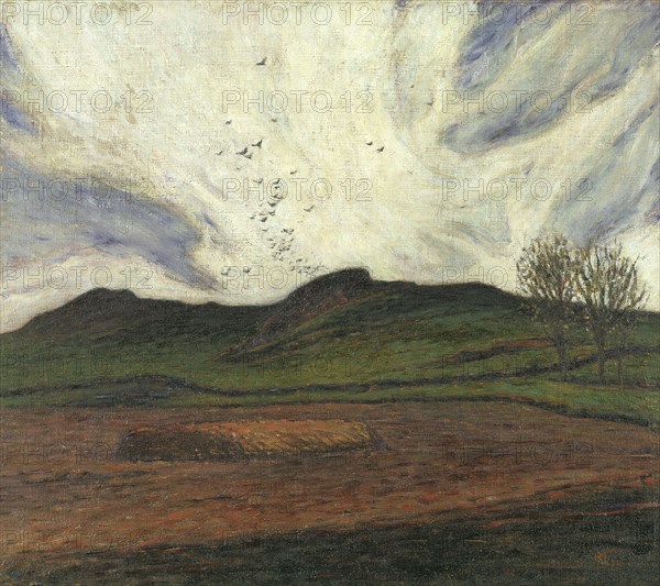 Storm Clouds, 1893. Creator: Karl Nordström.