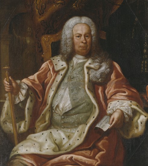 Samuel Åkerhielm af Margretelund d.y., 1684-1768, 18th century. Creator: Lorens Pasch the Elder.