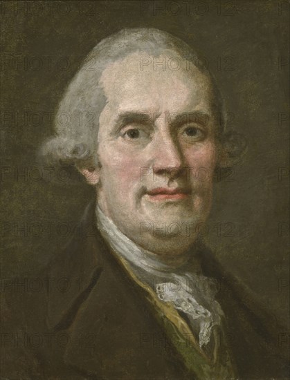 Self-portrait, 18th century. Creator: Lorens Pasch the Younger.