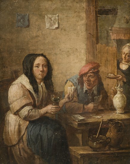 The Card Game, c17th century. Creator: Unknown.