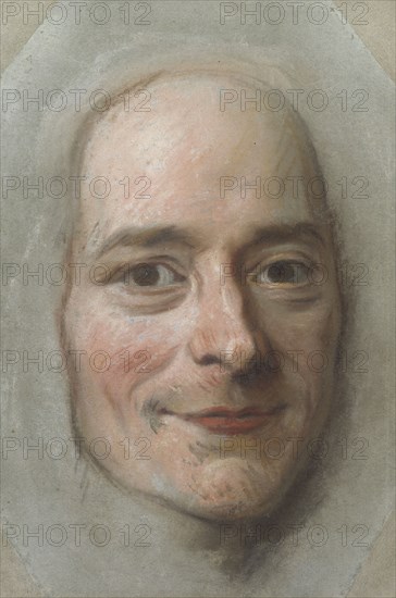 Portrait of Voltaire, c1740. Creator: Maurice-Quentin de La Tour.