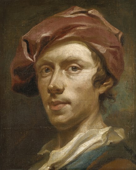 Self portrait, c1730. Creator: Olof Arenius.
