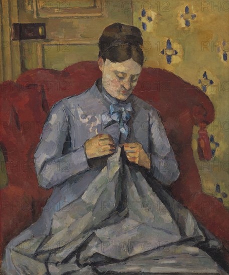 Portrait of the Artist's Wife, 1877. Creator: Paul Cezanne.