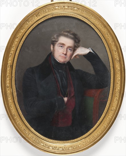 Portrait of a man, 19th century. Creator: Pauline Augustin.