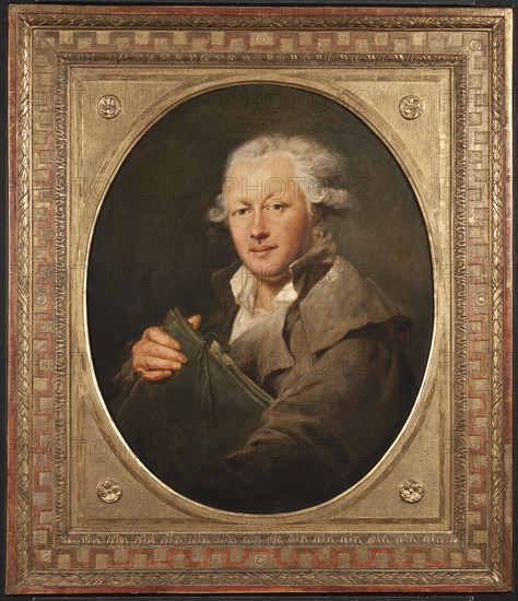 Self portrait, c1780 Creator: Peter Adolf Hall.