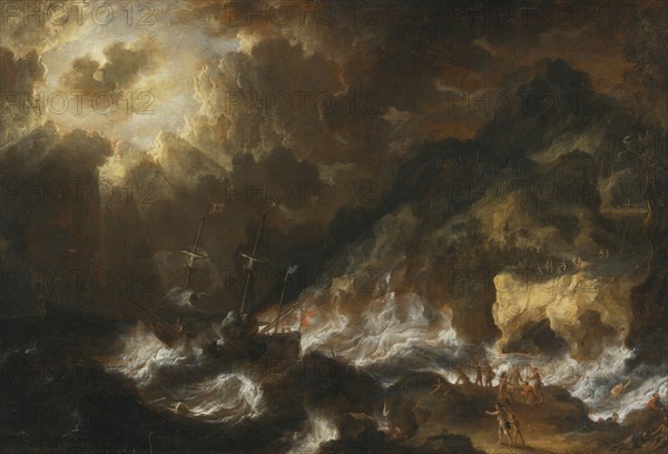 Shipwreck, 1692. Creator: Peter van de Velde.