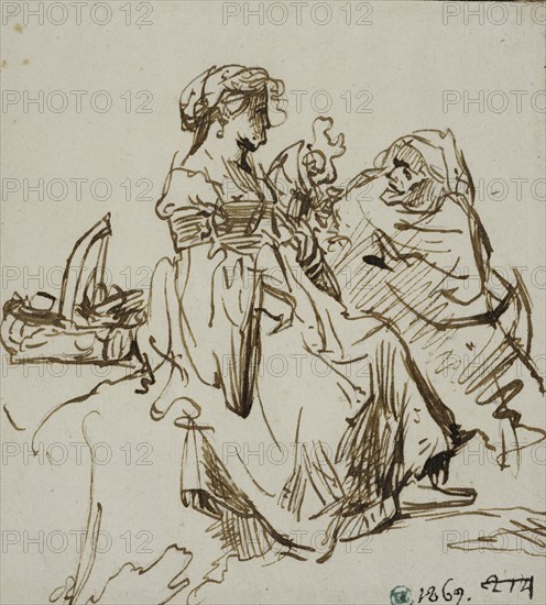 Vertumnus and Pomona. Creator: Rembrandt Harmensz van Rijn.